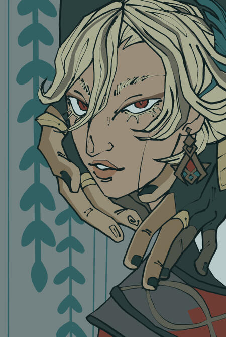 flat coloring digital