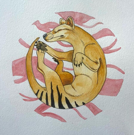 shaded coloring traditional, watercolor and pen
